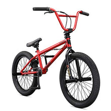 Load image into Gallery viewer, Mongoose Legion L20 Freestyle BMX Bike Line for Beginner-Level to Advanced Riders, Steel Frame, 20-Inch Wheels, Red