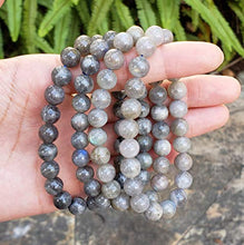 Load image into Gallery viewer, Natural Grade A Labradorite Gemstone Bracelet 7 inch Stretchy Chakra Gems Stones Healing Crystal Energy Quartz Rocks GB8-10