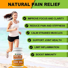 Load image into Gallery viewer, 2 Pack Hemp Oil Softgel Capsule with Turmeric and Bioperine - 120 Cts