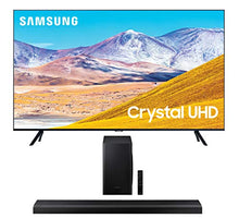 Load image into Gallery viewer, Samsung UN65TU8000 65" 8 Series Ultra High Definition Smart 4K Crystal TV with a Samsung HW-Q70T 3.1.2 Ch Dolby Atmos Soundbar with Wireless Subwoofer (2020)