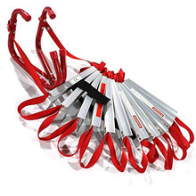 Load image into Gallery viewer, PetGirl Retractable 5 or 6 Story Fire Escape Ladder Portable Emergency Escape Ladder 50 Feet with Anti-Slip Rungs