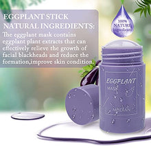 Load image into Gallery viewer, 2PCS Green Tea/Eggplant Mask,Blackhead Peel Off Mask Purifying Clay Stick Facial Mask,Face Moisturizes Oil Control,Deep Clean Pore,Improves Skin for Women Men All Skin Types