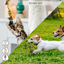 Load image into Gallery viewer, Topmart 3 Tiers Foam Dog Ramps/Steps,Non-Slip Dog Steps,Extra Wide Deep Dog Stairs,High Density Foam Pet Stairs/Ladder,Best for Older Dogs,Cats,Small Pets,with 1 Dog Rope Toy,Color Brown