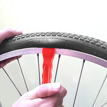 Load image into Gallery viewer, Bike Tire Lever - Red - Premium Hardened Plastic Levers to Repair Bicycle Tube - Must Have Tool Kit for Road Bicyclist - Set of 3