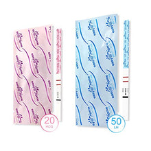 Load image into Gallery viewer, Easy@Home Ovulation Test and Pregnancy Test Kit, 50LH+20HCG Strips Combo+25HCG Strips