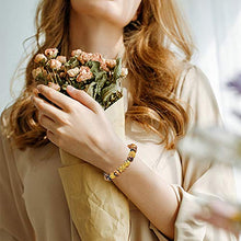 Load image into Gallery viewer, YADOCA 4 Pcs Pi Xiu Feng Shui Bracelets Set for Men Women Black Obsidian Wealth Bracelets Five Elements Zodiac Good Lucky Tiger Eye Bracelets 10mm Bead Adjustable Elastic