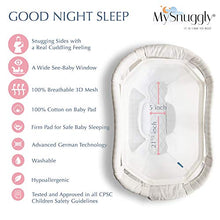 Load image into Gallery viewer, MySnuggly Newborn Bassinet Insert for Halo Bassinets | Safe Real Cuddling Feeling for Better Sleep | Patent Pending
