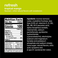 Load image into Gallery viewer, vitaminwater refresh electrolyte enhanced water w/ vitamins, tropical mango drink, 20 Fl Oz