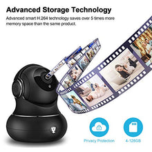 Load image into Gallery viewer, Indoor Security Camera, Littlelf 1080P Home WiFi Wireless IP Camera for Pet/Baby Monitor with Motion Tracking, 2-Way Audio, Night Vision Cloud (Black)
