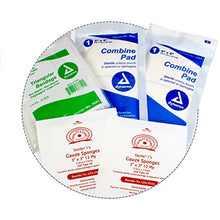 Load image into Gallery viewer, OSHA & ANSI First Aid Kit Refill/Upgrade, 50 Person, 196 Pieces, ANSI 2015 Class B - Includes Splint, Tourniquet, Tools, Single dose and More: Fill Your kit or use to Upgrade to Current regulations