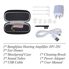 Load image into Gallery viewer, Banglijian Hearing Amplifier Rechargeable Ziv-201 High Quality Digital BTE Small Size