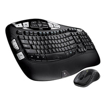 Load image into Gallery viewer, Logitech Wireless Wave Combo Mk550 With Keyboard and Laser Mouse (Renewed)