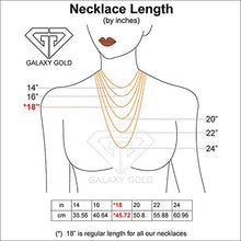 Load image into Gallery viewer, Galaxy Gold 1.02 ct 14k White Gold Drop Necklace with Genuine Diamonds & Pear-Shaped Natural Emerald 4273W (24)