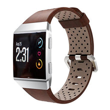 Load image into Gallery viewer, SMYTShop for Fitbit Ionic Accessory Bands, Replacement Classic Leather Sport Strap Wristbands for Fitbit Ionic Smart Fitness Watch