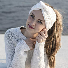 Load image into Gallery viewer, DRESHOW Crochet Ear Warmer Headband Soft knit Turban Stretch Headbands Warmer for Women Winter