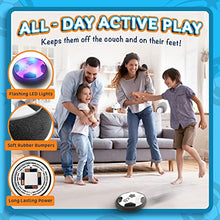 Load image into Gallery viewer, LLMoose Hover Ball for Boys & Girls - 2 LED Light Soccer Balls with Foam Bumpers