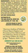 Load image into Gallery viewer, Earth's Best Organic Infant Cereal, Whole Grain Oatmeal Cereal, 8 Oz Box (Pack of 12)