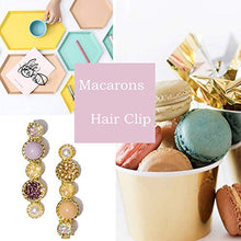 Load image into Gallery viewer, 20 Pcs Macaron Hair Clips for Women Acrylic Pearl Hair Clip Handmade Pearl Hair Pins Gifts for Girls Hair Barettes for Women Fashion Hair Accessories for Party Wedding