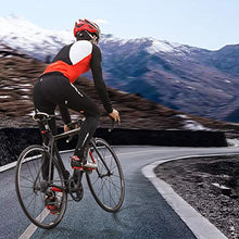 Load image into Gallery viewer, Souke Sports Men's Thermal Fleece Cycling Pants 4D Padded Bike Biking Tights for Winter (Fleece Black, Large)