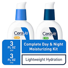 Load image into Gallery viewer, CeraVe Day & Night Face Lotion Skin Care Set | Contains CeraVe AM Face Moisturizer with SPF 30 and CeraVe PM Face Moisturizer | Fragrance Free