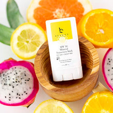 Load image into Gallery viewer, Mineral Sunscreen Stick - Zinc Oxide Sunscreen Lotion Stick, Best Sun Protection Travel Sunscreen Face and Body, Reef Safe Sunscreen, Natural Sunscreen Lotion Stick (No Tint)
