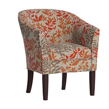 Load image into Gallery viewer, Upholstered Accent Chair Multi-color and Cappuccino