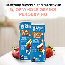 Load image into Gallery viewer, Gerber Baby Snacks Puffs Variety Pack, Banana & Strawberry Apple, 1.48 Ounce (Pack of 8)