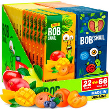 Load image into Gallery viewer, Snacks Variety Pack for Kids Adults - 22 Bulk Healthy Fruit Roll Up Individual Packs of 3 for Kids Adults with Natural Apple Mango Blueberry Persimmon Gluten-Free Vegan Low Carb Fruit Bar No Sugar