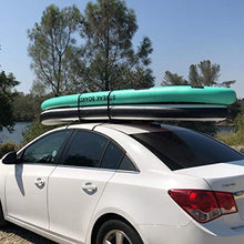 Load image into Gallery viewer, WONITAGO Soft Roof Rack Pads with Single Wrap-Rax Straps for Surfboard, Kayak, SUP Paddleboard, Snowboard 28inch (Pair)