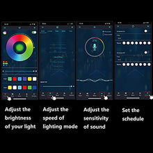 Load image into Gallery viewer, JIMJOY RGB LED Rock Lights,14 Pods Waterproof Multicolor Chasing Neon Underglow Music Lighting Kit with APP&RF Control for Car Truck ATV UTV SUV