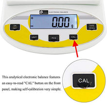 Load image into Gallery viewer, CGOLDENWALL High Precision Lab Digital Scale Analytical Electronic Balance Laboratory Lab Scale Precision Jewelry Scales Kitchen Precision Weighing Electronic Scales 0.01g Calibrated (1000g, 0.01g)