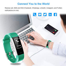 Load image into Gallery viewer, LETSCOM Fitness Tracker HR, Activity Tracker Watch with Heart Rate Monitor, Waterproof Smart Fitness Band with Step Counter, Calorie Counter, Pedometer Watch for Women and Men