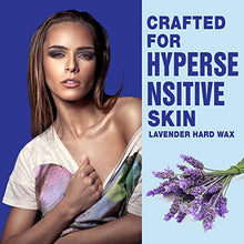 Load image into Gallery viewer, BLITZWAX Waxing Kit Hair Removal Wax Warmer Kit with Sensitive Skin Formula 14oz Lavender Hard Wax Beans for Facial Eyebrow Armpit Bikini Brazilian, Removes All Hair Types
