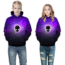 Load image into Gallery viewer, HaniLav Unisex Boys Girls Hoodie 3D Printed Galaxy Cute Pullover Sweatshirt Pockets,Pink Unicorn,5-6T