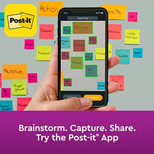 Load image into Gallery viewer, Post-it Super Sticky Notes, 3x3 in, 24 Pads, 2x the Sticking Power, Canary Yellow, Recyclable (654-24SSCY)