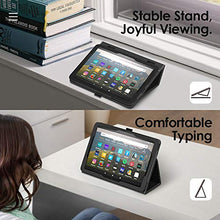 Load image into Gallery viewer, Dadanism Case for All-New Kindle Fire HD 8 Tablet(10th Generation 2020 Release) & Fire HD 8 Plus, Premium PU Leather Lightweight Slim Smart Stand Cover with Auto Wake/Sleep - Black