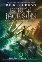 Load image into Gallery viewer, Percy Jackson and the Olympians 5 Book Paperback Boxed Set (new covers w/poster) (Percy Jackson & the Olympians)