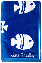 Load image into Gallery viewer, Vera Bradley Jacquard Beach Towel, Paisley Wave Fish