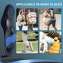 Load image into Gallery viewer, PCSsole Orthotic High Arch Support Insoles, Comfort Gel Work Boot Insert for Flat Feet, Plantar Fasciitis, Feet Pain, Heel Spur Pain,Metatarsalgia,Over Pronation for Men and Women(26cm)