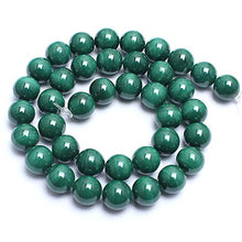Load image into Gallery viewer, Love Beads 8mm Natural Malachite Round Stone Beads for Jewelry Making 15inch Gemstone Semi Precious