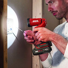 Load image into Gallery viewer, Skil 4-Tool Combo Kit: 20V Cordless Drill Driver, Impact Driver, Reciprocating Saw and LED Spotlight, Includes Two 2.0Ah Lithium Batteries and One Charger - CB739601