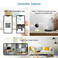 Load image into Gallery viewer, Laview Home Security Camera HD 1080P(2 Pack) AI Human Detection,Include 2 SD Cards,32GB Two-Way Audio,Night Vision,WiFi Indoor Surveillance for Baby/pet,Alexa and Google,Cloud Service (US Server)