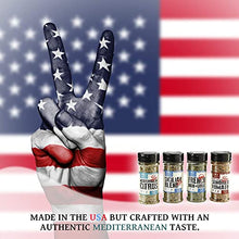 Load image into Gallery viewer, The Spice Lab Mediterranean Spices and Seasonings Set - Gift Set for All Around Cooking and Air Fryers - 4 Shaker Jars - Gluten Free, Kosher & Non GMO Spices - All Purpose Premium Blends -2051