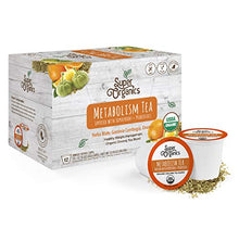 Load image into Gallery viewer, Super Organics Metabolism Oolong Tea Pods With Superfoods & Probiotics | Keurig K-Cup Compatible | Weight & Metabolism, Slim Tea | USDA Certified Organic, Vegan, Non-GMO, Natural & Delicious Tea, 12ct