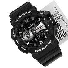 Load image into Gallery viewer, Casio G-Shock Black and Silver-Tone Dial Resin Quartz Men's Watch GA400GB-1A