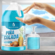 Load image into Gallery viewer, Foaming Antibacterial Hand Soap: Pina Colada Scented Refill 1 Gallon (128 oz) Bulk Hand Wash