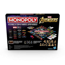 Load image into Gallery viewer, Monopoly: Marvel Avengers Edition Board Game for Ages 8 and Up (Amazon Exclusive)