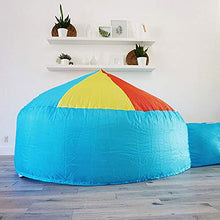Load image into Gallery viewer, The Original AirFort Build A Fort in 30 Seconds, Inflatable Fort for Kids (Beach Ball Blue)