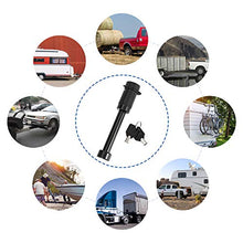 Load image into Gallery viewer, METOWARE Trailer Hitch Receiver Pin Lock, 5/8" Dia 3-1/2” Long Pin with 8 Anti-Rattle Rubber O-Rings Hitch Lock Fits 2" or 2-1/2" Receiver Tubes, Class III IV Hitches Trailer Truck Car Boat (1 Pack)