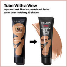 Load image into Gallery viewer, REVLON ColorStay Full Cover Longwear Matte Foundation, Heat & Sweat Resistant Lightweight Face Makeup, Ivory (110), 1.0 oz